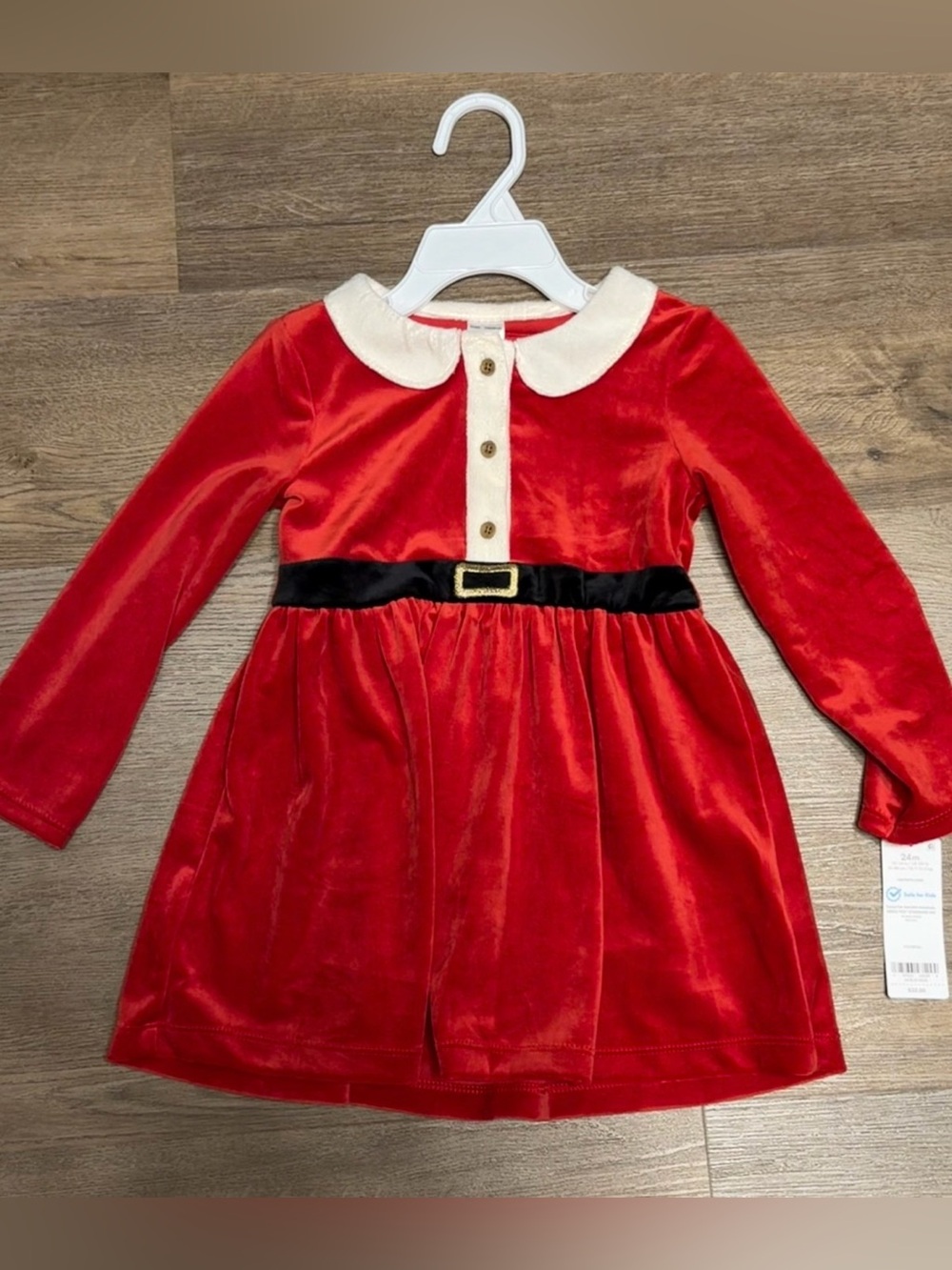 Carters Santa Dress 24m